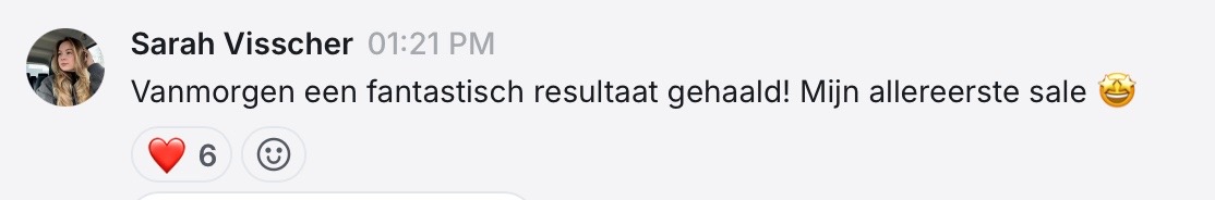 Resultaat van een Hiboo-student, screenshot 10