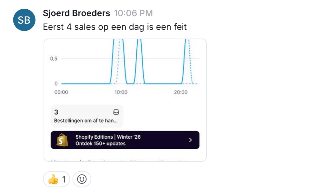Resultaat van een Hiboo-student, screenshot 5
