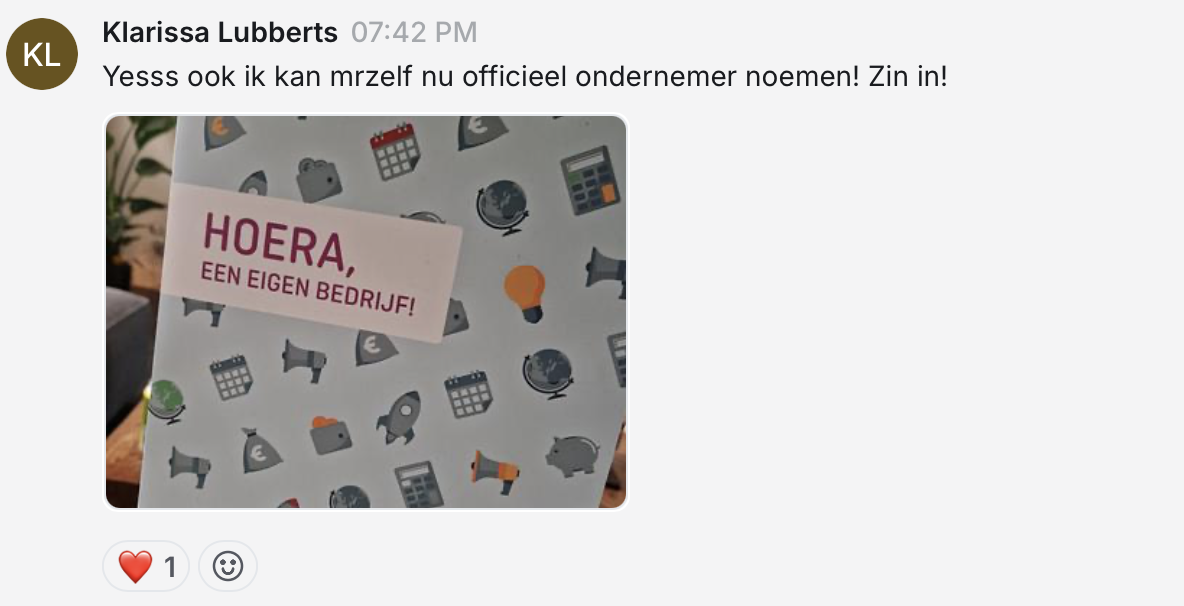 Resultaat van een Hiboo-student, screenshot 17