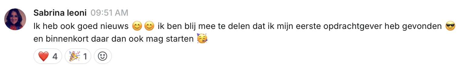 Resultaat van een Hiboo-student, screenshot 19