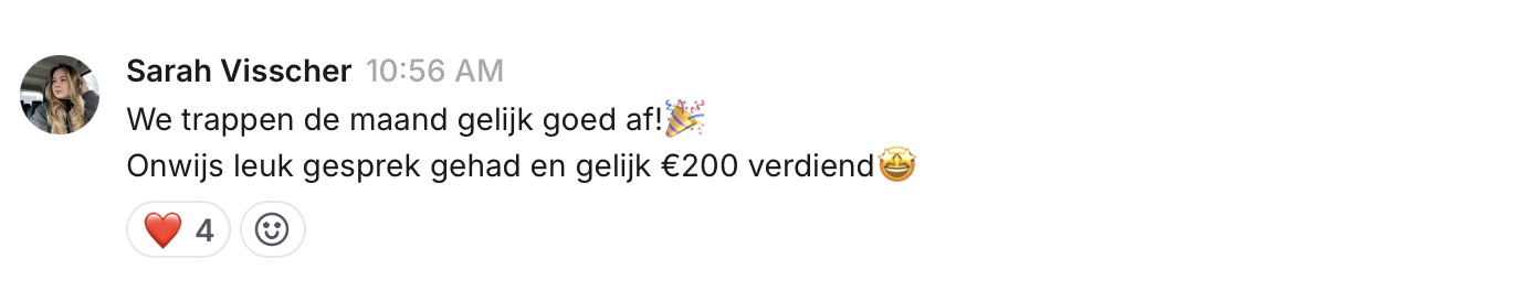 Resultaat van een Hiboo-student, screenshot 20